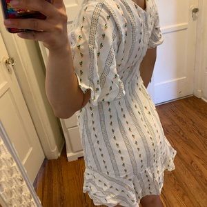 Forever21 whit flower dress